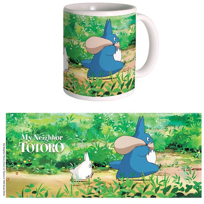 🌿💙 STUDIO GHIBLI – Mon voisin Totoro – Mug 300 ml – Totoro bleu & blanc 💙🌿