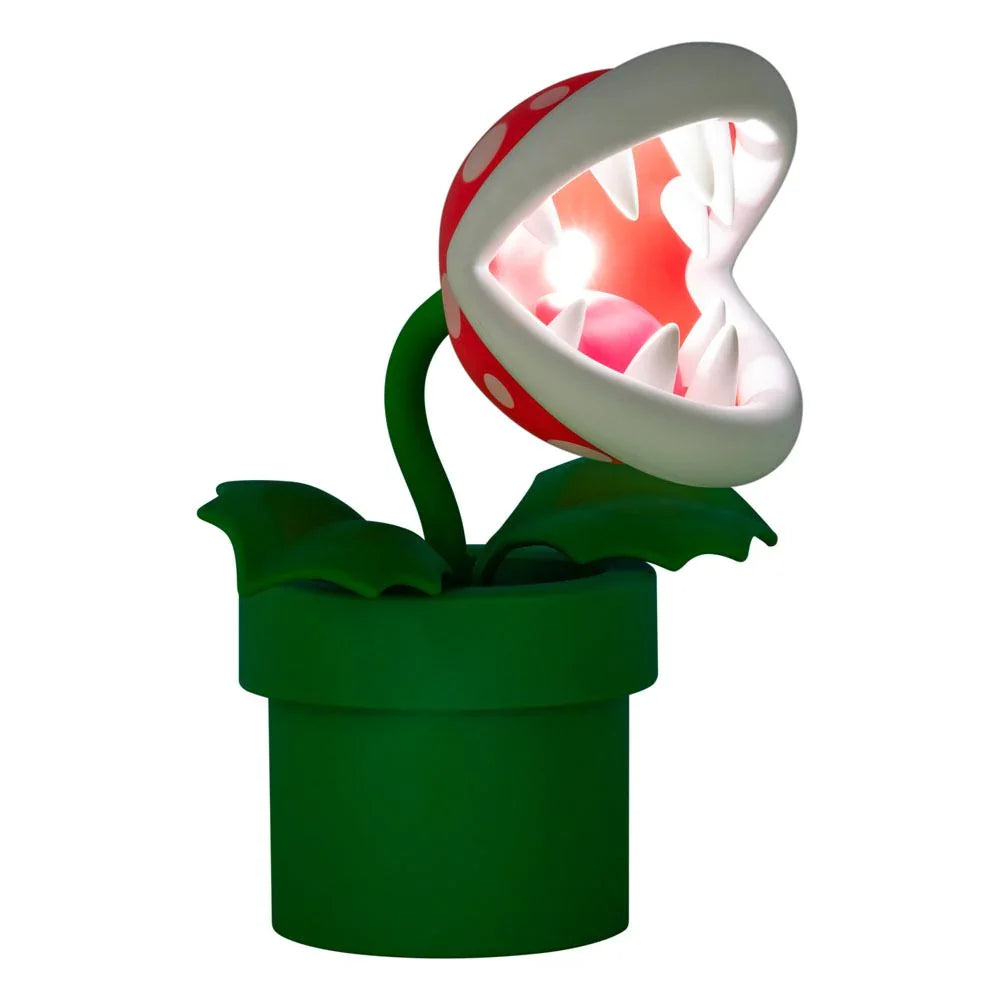 🌱🍄 Super Mario – Mini Plante Piranha – Lampe articulée – 20 cm 🍄🌱