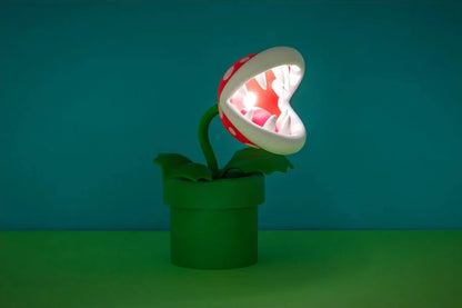 🌱🍄 Super Mario – Mini Plante Piranha – Lampe articulée – 20 cm 🍄🌱