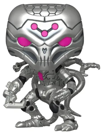 🧠🤖 Funko Pop! Heroes N°574 – Brainiac (Metallic) – 2025 Fall Convention / New York Comic Con [NYCC] – Superman 🤖🧠