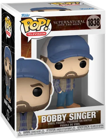 🧢📚 Funko Pop! Television N°1838 – Bobby Singer – Supernatural: Join the Hunt 📚🧢