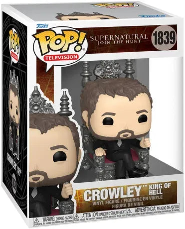 👑🔥 Funko Pop! Television N°1839 – Crowley (Roi de l’Enfer) – Supernatural 🔥👑