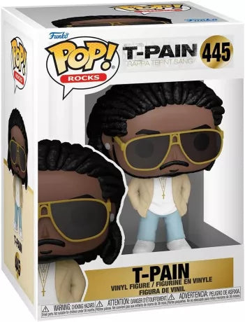 🎤🔥 Funko Pop! Rocks N°445 – T-Pain 🔥🎤