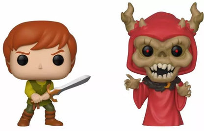⚔️🔥 Funko Pop! Disney – Taran & Horned King (Taram & le Roi Cornu) 2-Pack – The Black Cauldron (Taram et le Chaudron Magique) – SDCC 2019 Exclusive 🔥⚔️