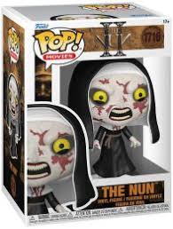 "Funko Pop! The Nun II – The Nun (1710). L'esprit démoniaque Valak sous forme de nonne terrifiante, avec des détails horrifiques et un regard glaçant. Une figurine essentielle pour les amateurs de films d'horreur et de l'univers Conjuring !"

