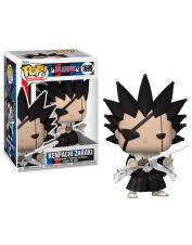 "Funko Pop! Bleach – Kenpachi Zaraki (1699). Le capitaine du 11e division du Gotei 13 dans sa tenue iconique, armé de son zanpakuto et affichant son look redoutable. Une figurine incontournable pour les fans de Bleach et des combats épiques de la Soul Society !"

