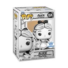 "Funko Pop! Alice in Wonderland – Alice (1528). Alice en version noir et blanc dans sa robe iconique, avec un style sketched unique. Une figurine parfaite pour les fans de Disney et du Pays des Merveilles !"

