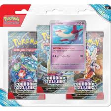 ⚡ Blister 3 Boosters Pokémon – Couronne Stellaire (Latias Promo) 🌟