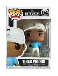 "Funko Pop! Golf – Tiger Woods (04). Figurine représentant Tiger Woods en tenue de golf professionnelle avec son emblématique casquette blanche et son putter. Un must-have pour les fans de golf et les collectionneurs de Funko Pop! Sports !"

