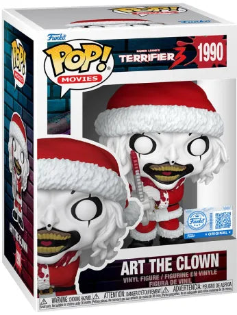 🎅🩸 Funko Pop! Movies N°1990 – Art the Clown (Santa) – Terrifier 3 🩸🎅