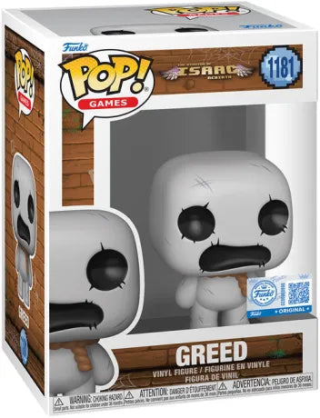 💰🖤 Funko Pop! Games N°1181 – Greed (Cupidité) – The Binding of Isaac 🖤💰