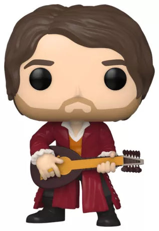 "Funko Pop! Jaskier (1320) – Figurine officielle de la série Netflix The Witcher. Représente Jaskier avec son costume rouge et son luth. Produit sous licence officielle."