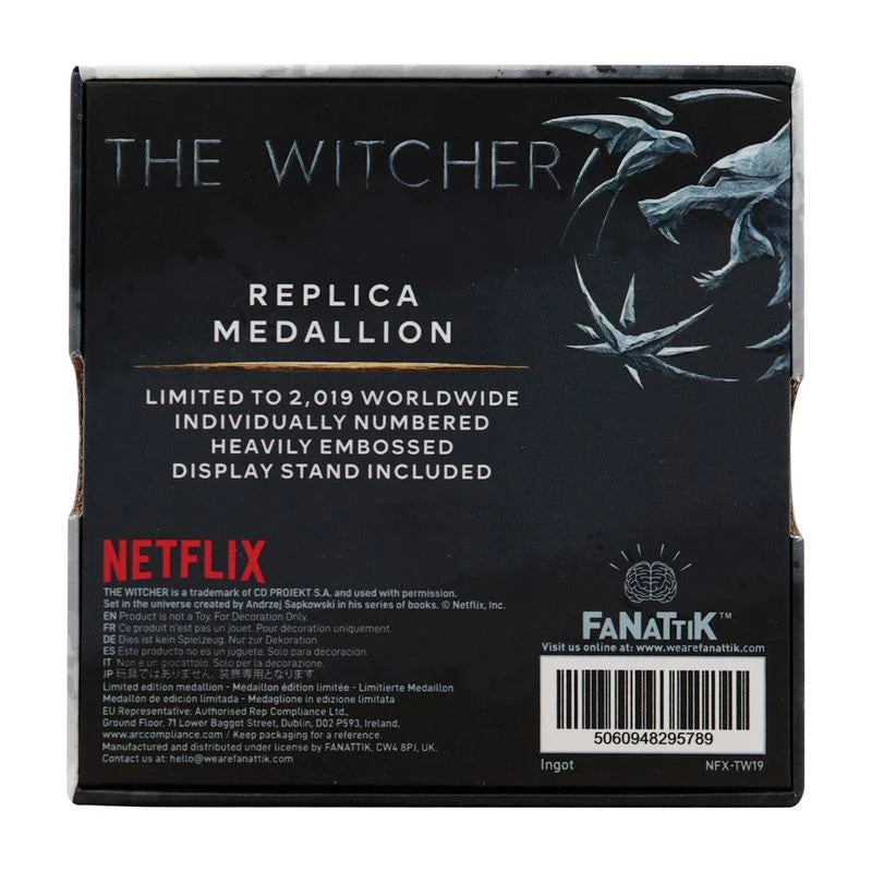 🐺⚔️ The Witcher – Geralt's Medallion – réplique officielle édition limitée à 2 019 exemplaires ⚔️🐺