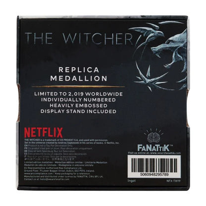 🐺⚔️ The Witcher – Geralt's Medallion – réplique officielle édition limitée à 2 019 exemplaires ⚔️🐺