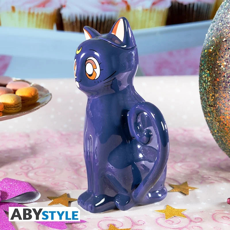 🌙🐱 Sailor Moon – Luna – Théière 3D – 1000 ml 🐱🌙