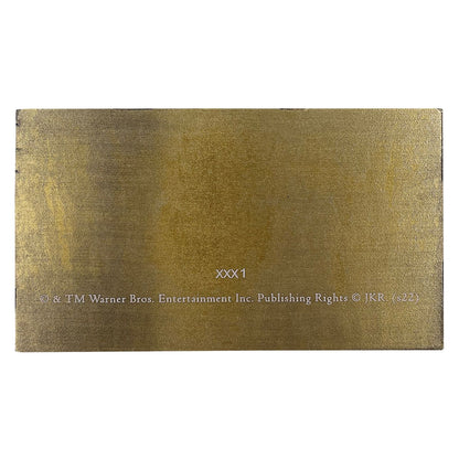 🧙‍♂️🚂 Ticket Poudlard Express – Réplique Métal Antique – Harry Potter (Édition Limitée) 🚂🧙‍♂️
