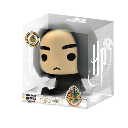  Tirelire Severus Rogue Harry Potter en PVC, 13 cm, sous licence officielle. Figurine stylisée du professeur de potions de Poudlard, idéale pour les fans et collectionneurs