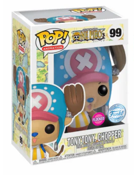 🦌💙 Funko Pop! Animation N°99 – Tony Tony Chopper (Flocked) – One Piece 💙🦌