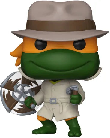 🕵️‍♂️🍕 Funko Pop! Television N°1749 – Michelangelo (Detective) (Michelangelo Détective) – Teenage Mutant Ninja Turtles (Les Tortues Ninja) - Édition SUPREME 9 500 exemplaires🍕🕵️‍♂️