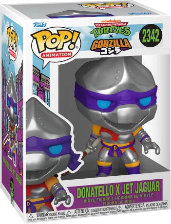 🤖🐢 Funko Pop! Animation N°2342 – Donatello x Jet Jaguar – TMNT x Godzilla 🐢🤖