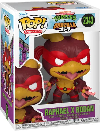 🪽🐢 Funko Pop! Animation N°2343 – Raphael x Rodan – TMNT x Godzilla 🐢🪽