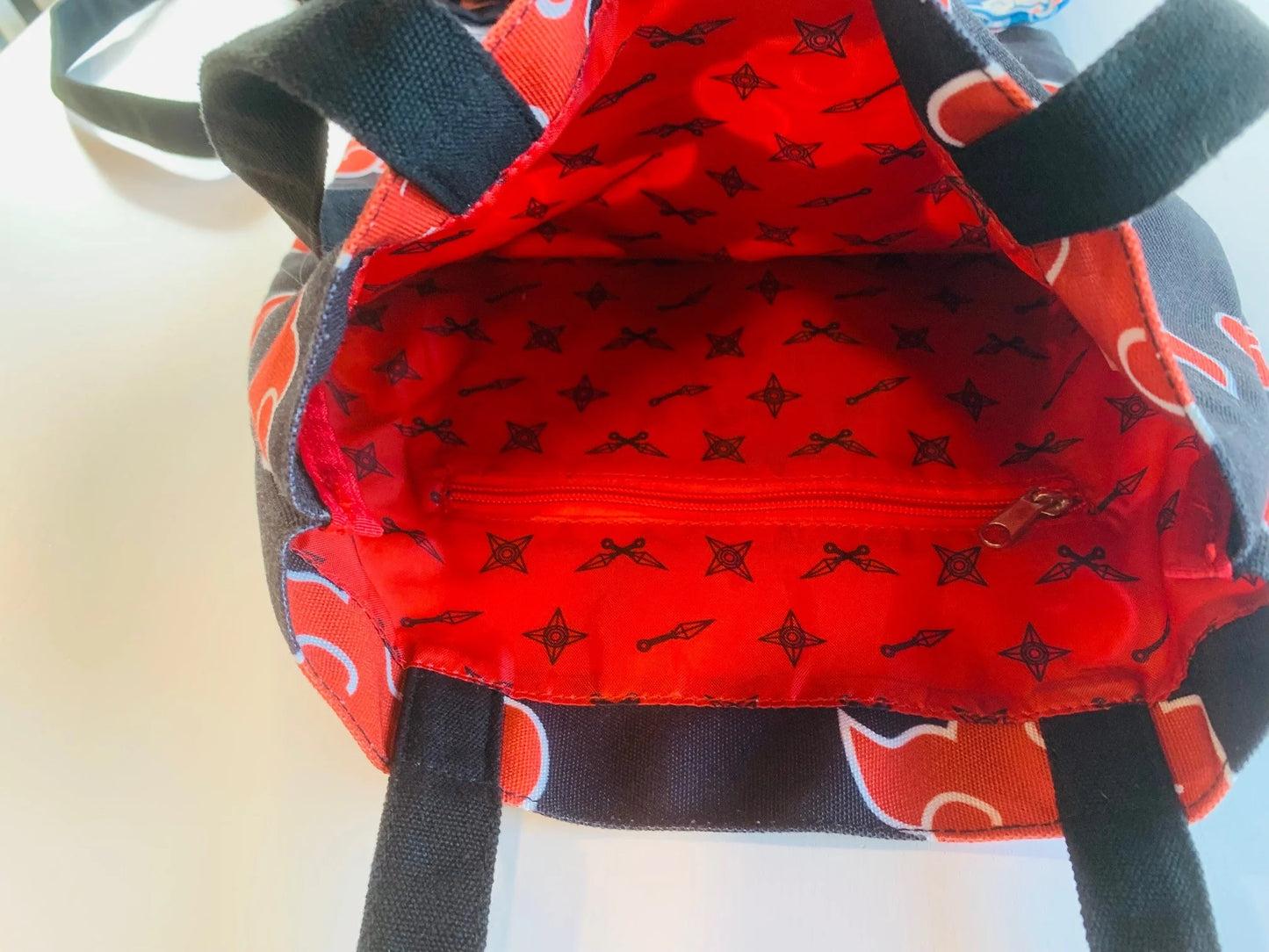 ☁️🔴 Tote Bag Premium – Akatsuki – Naruto Shippuden 🔴☁️