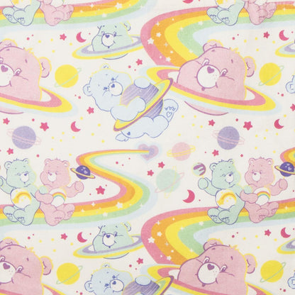 🌈🧸 Bisounours – Rainbow Space – Tote Bag 36 × 39 cm 🧸🌈