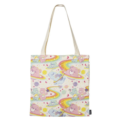 🌈🧸 Bisounours – Rainbow Space – Tote Bag 36 × 39 cm 🧸🌈