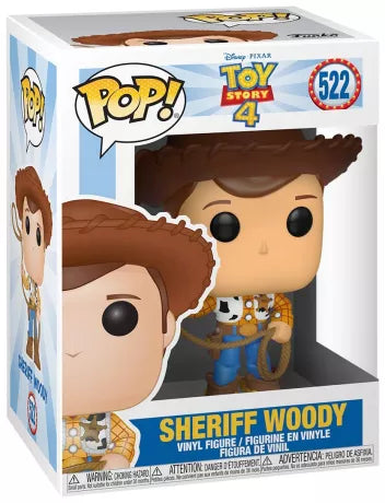 🤠⭐ Funko Pop! Disney N°522 – Sheriff Woody (Shérif Woody) – Toy Story 4 ⭐🤠