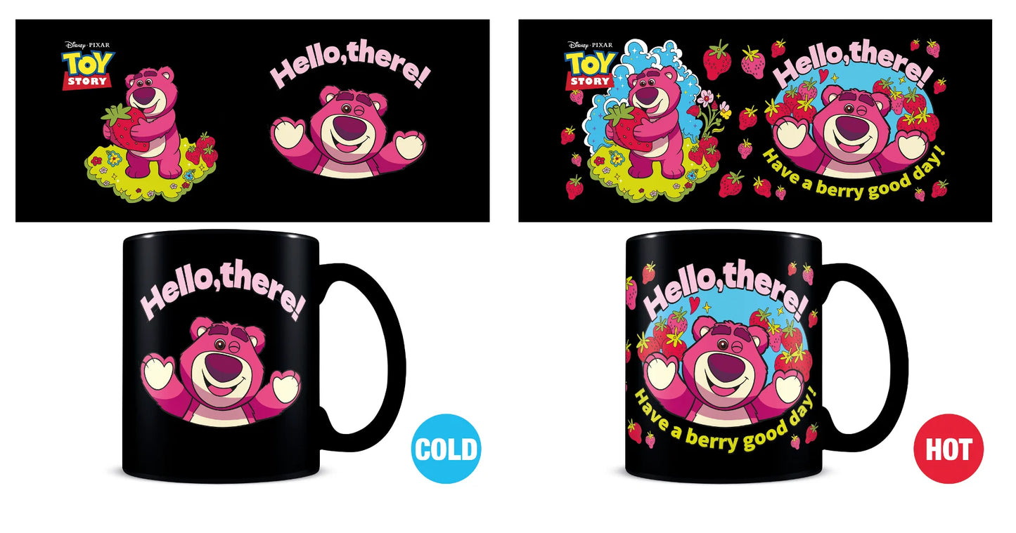 🧸🍓 TOY STORY – Lotso – Mug thermoréactif 315 ml 🍓🧸