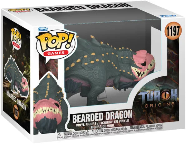🐉⚔️ Funko Pop! Games N°1197 – Bearded Dragon (Dragon Barbu) – Turok: Origins ⚔️🐉