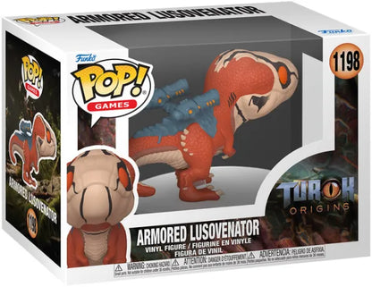 🦖⚔️ Funko Pop! Games N°1198 – Armored Lusovenator (Lusovénator Blindé) – Turok: Origins ⚔️🦖