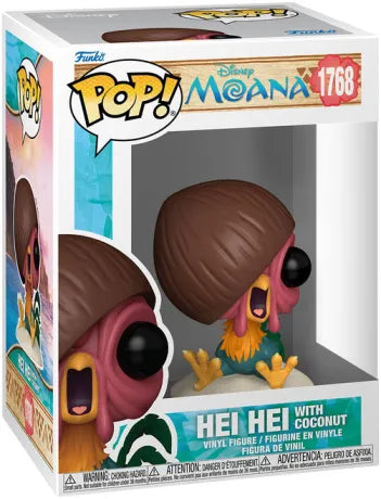 🐓🥥 Funko Pop! Disney N°1768 – Hei Hei with Coconut (Hei Hei avec Noix de Coco) – Vaiana 🥥🐓