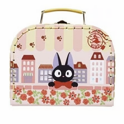 🧳 Valisette Jiji Fleurs – Kiki la petite sorcière 🌸🐈‍⬛