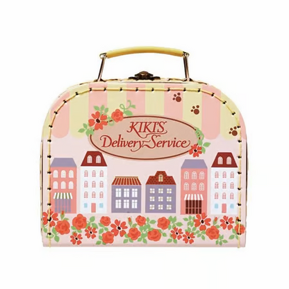 🧳 Valisette Jiji Fleurs – Kiki la petite sorcière 🌸🐈‍⬛