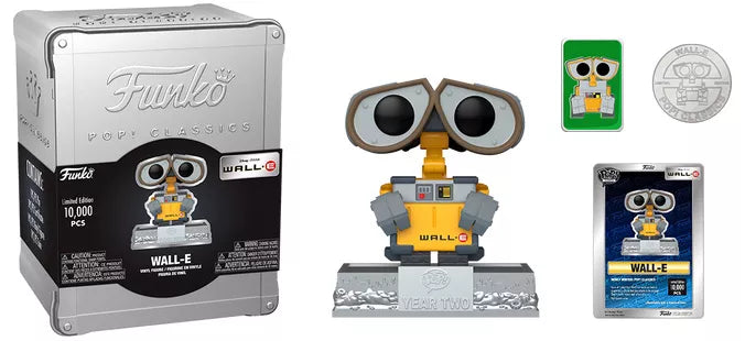 🤖🌱 Funko Pop! Classics N°54C – WALL-E – Year Two (Deuxième année) – Limited Edition 10 000 pièces – Funko Exclusive – Disney Pixar 🌱🤖