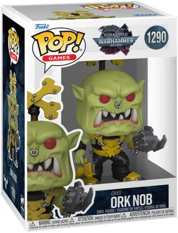 💥🟢 Funko Pop! Games N°1290 – Ork Nob (Nob Ork) – Total War: Warhammer 40,000 🟢💥