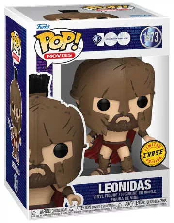 ⚔️🛡️ Funko Pop! N°1473 – Leonidas (Helmet) (Léonidas avec casque) – Chase – 300 – Warner Bros. 100th Anniversary 🛡️⚔️