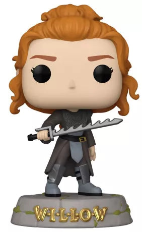  Funko Pop! Sorsha (1314) – Figurine en vinyle inspirée du film Willow. Sorsha, guerrière emblématique, en armure avec son épée, fidèle à son design dans le film culte de fantasy.