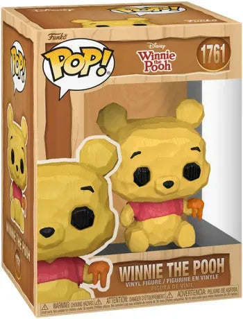 🍯🪵 Funko Pop! N°1761 – Winnie the Pooh (Whittled Deco) (Winnie l’Ourson – Effet bois sculpté) – Disney 🪵🍯