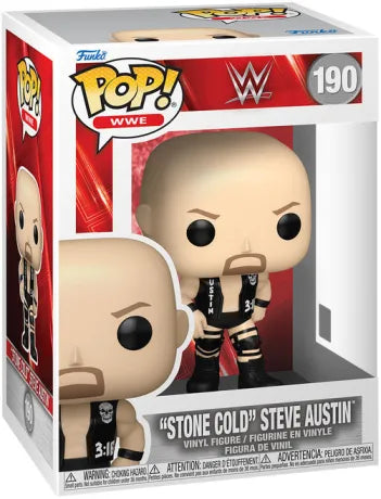 🍺💀 Funko Pop! WWE N°190 – “Stone Cold” Steve Austin – WWE 💀🍺