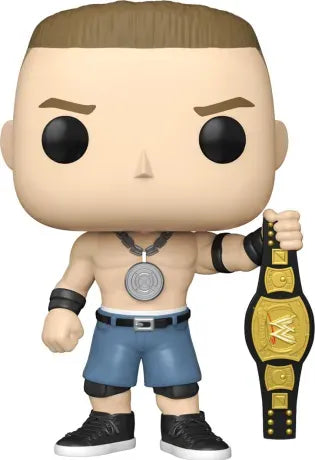 🏆💪 Funko Pop! WWE N°203 – John Cena (John Cena avec ceinture Spinner Championship) – WWE 💪🏆