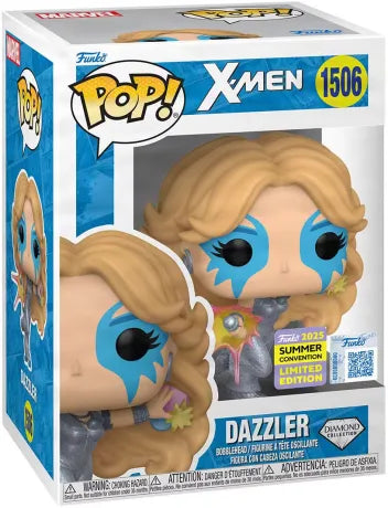 🎤✨ Funko Pop! Marvel N°1506 – Dazzler (Diamond Collection) – X-Men (San Diego Comic-Con [SDCC] 2025 / Summer Convention Limited Edition) ✨🎤