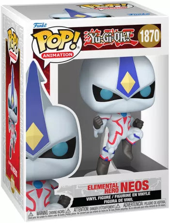 🛡️⚡ Funko Pop! Animation N°1870 – Elemental HERO Neos (Héros Élémentaire Neos) – Yu-Gi-Oh! ⚡🛡️