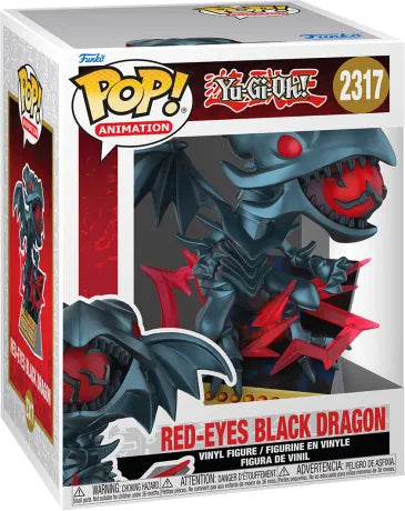 🔴🐉 Funko Pop! Animation N°2317 – Red-Eyes Black Dragon (Dragon Noir aux Yeux Rouges) – Yu-Gi-Oh! 🐉🔴