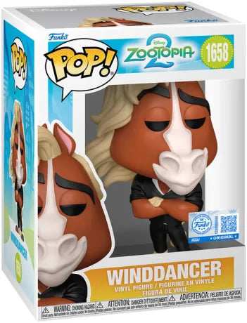 🎭🐴 Funko Pop! Disney N°1658 – Winddancer (Brian Winddancer) – Zootopia 2 (Zootopie 2) 🐴🎭